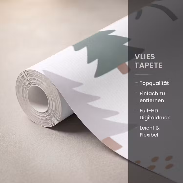 Tapete - Tiere – Wald – Illustration — 3