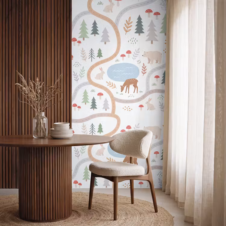 Tapete - Tiere – Wald – Illustration — 4