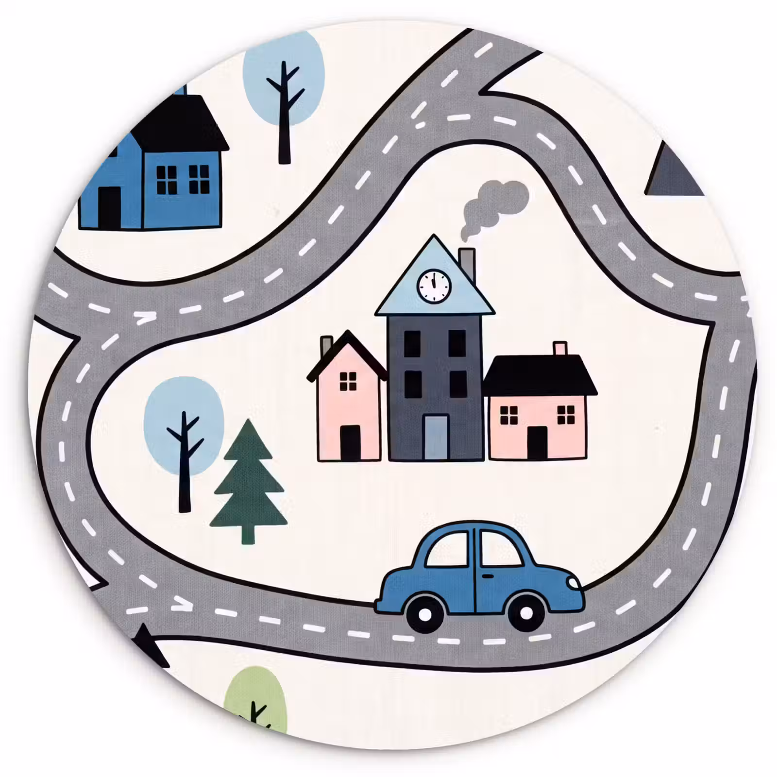 Forexbild Rund - Karte – Stadt – Kinderfreundlich — 1