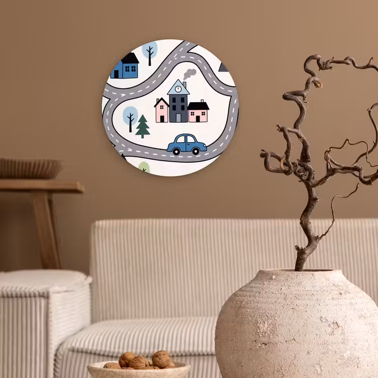 Forexbild Rund - Karte – Stadt – Kinderfreundlich — 2