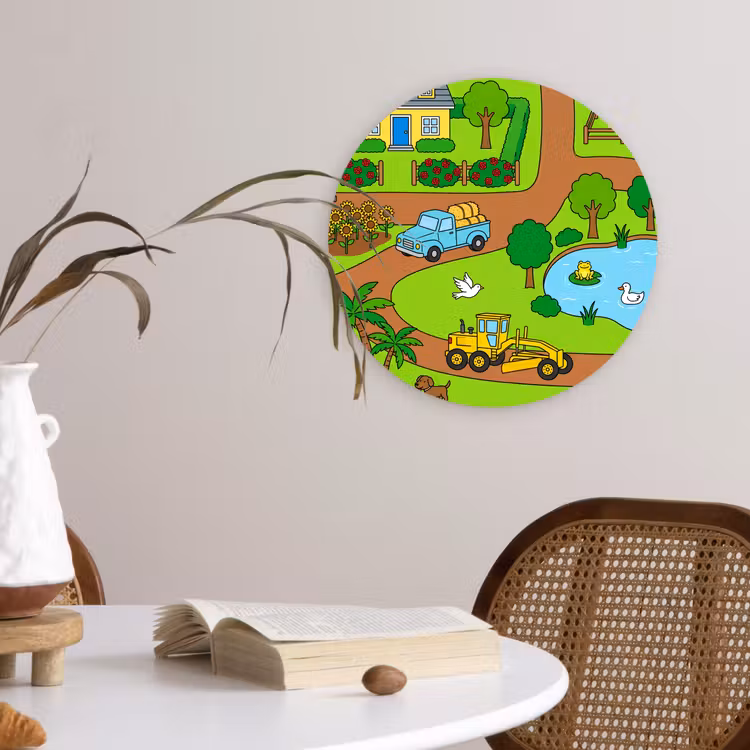 Forexbild Rund - Landleben – Tiere – Cartoon — 4