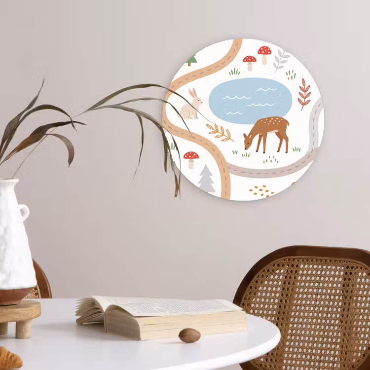 Forexbild Rund - Tiere – Wald – Illustration — 4