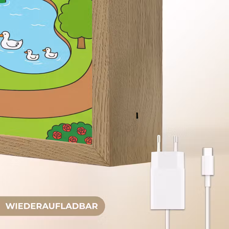 Nachtlicht Kinder - Landleben – Tiere – Cartoon — 9