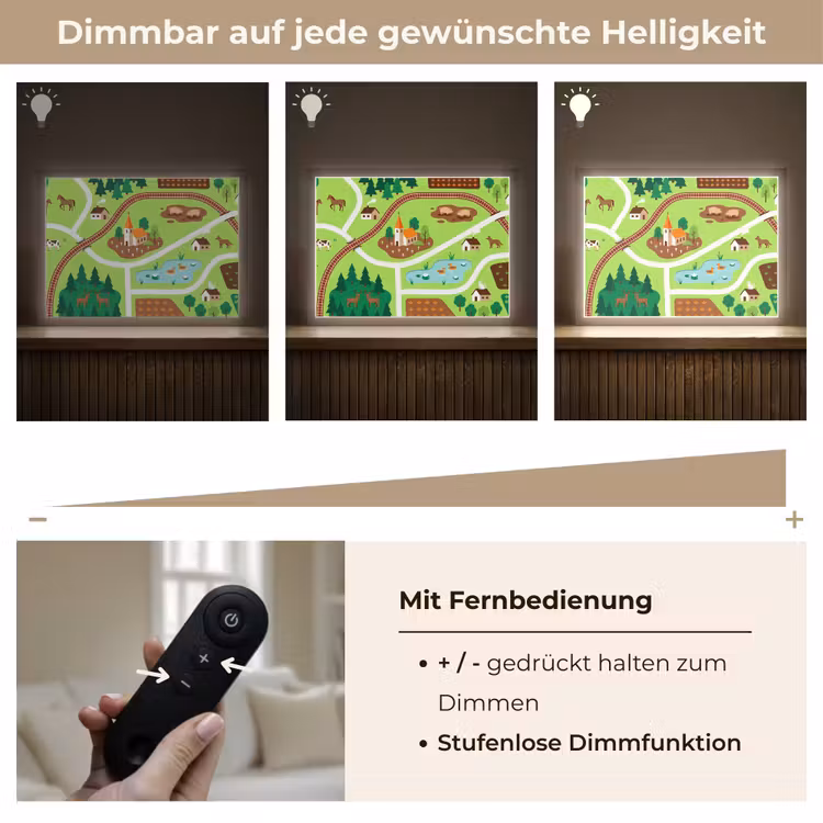 Nachtlicht Kinder - Landschaft – Tiere – Illustration — 7
