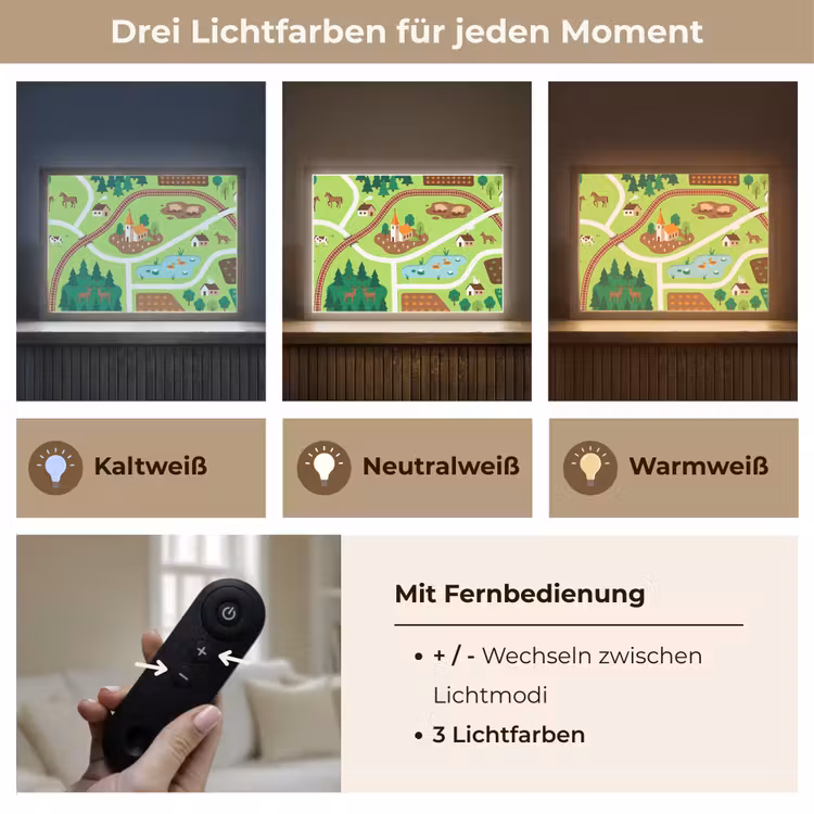 Nachtlicht Kinder - Landschaft – Tiere – Illustration — 8