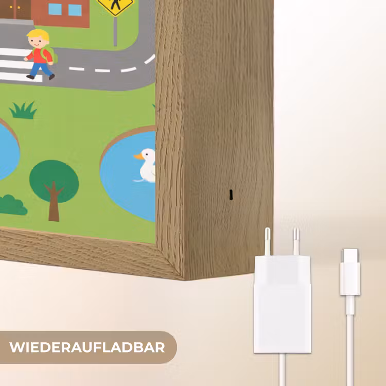 Nachtlicht Kinder - Stadt – Straßen – Karikatur — 9