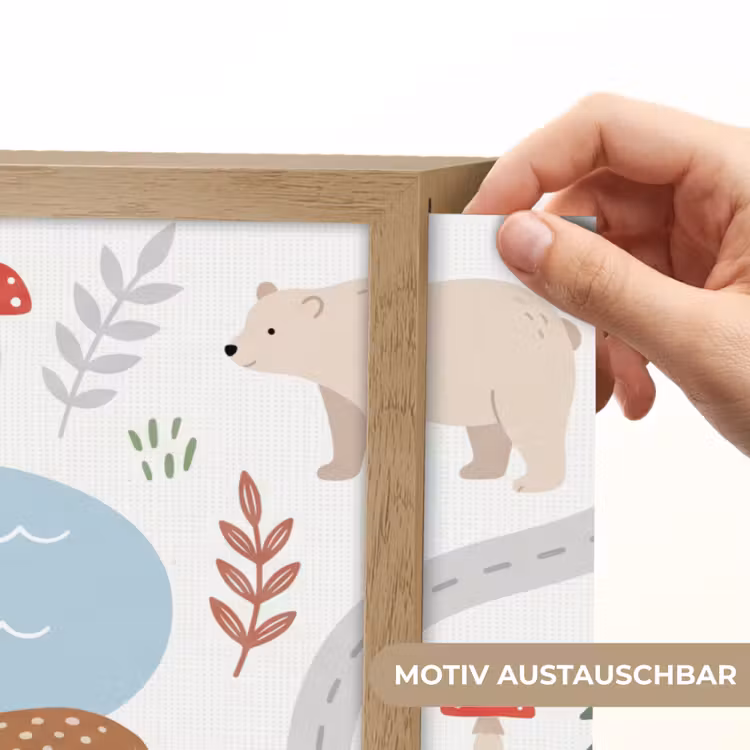 Nachtlicht Kinder - Tiere – Wald – Illustration — 5