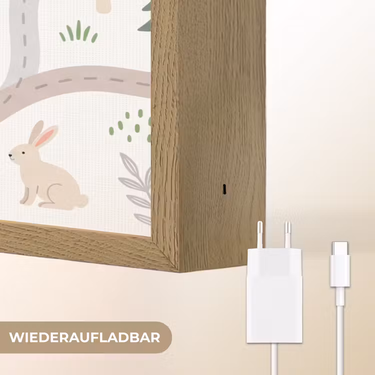 Nachtlicht Kinder - Tiere – Wald – Illustration — 9