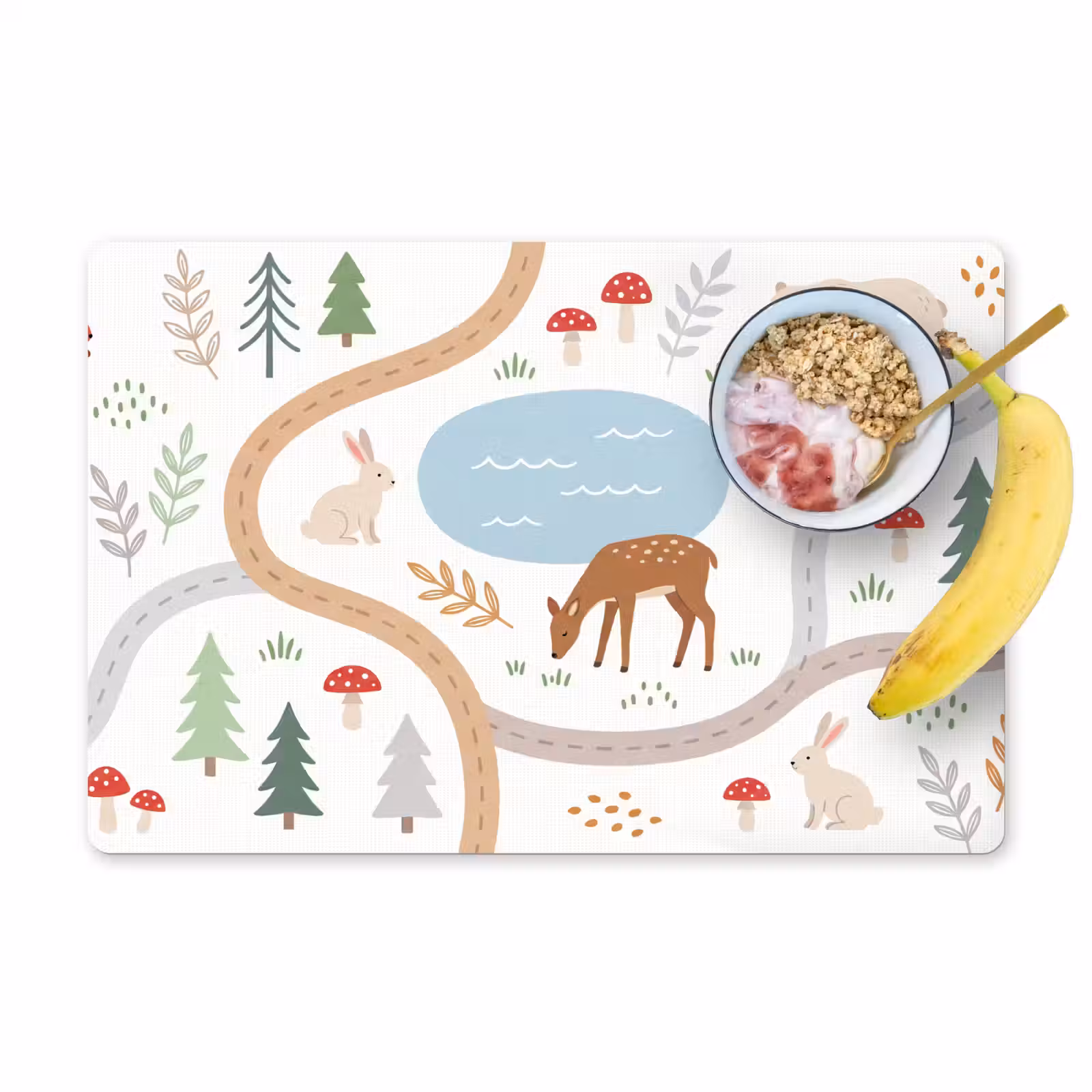 Tischset - 6 Stück - Tiere – Wald – Illustration — 1