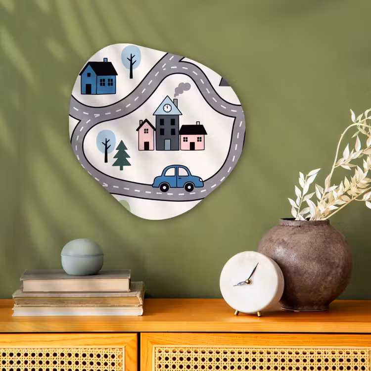 Forexbild Organische Form - Karte – Stadt – Kinderfreundlich — 2