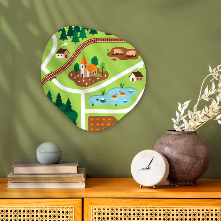 Forexbild Organische Form - Landschaft – Tiere – Illustration — 2