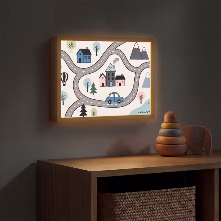 Nachtlicht Kinder - Karte – Stadt – Kinderfreundlich — 4