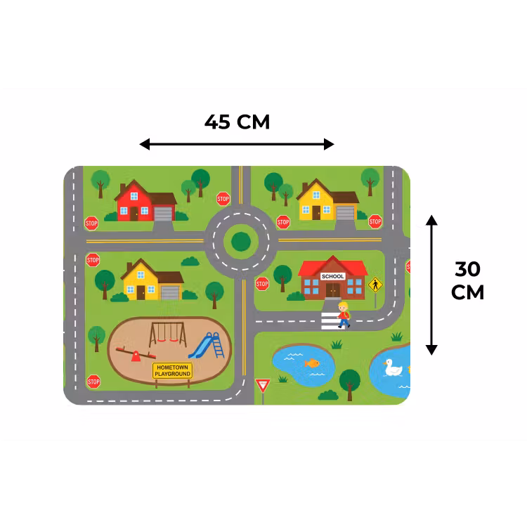 Tischset - 6 Stück - Stadt – Straßen – Karikatur — 3