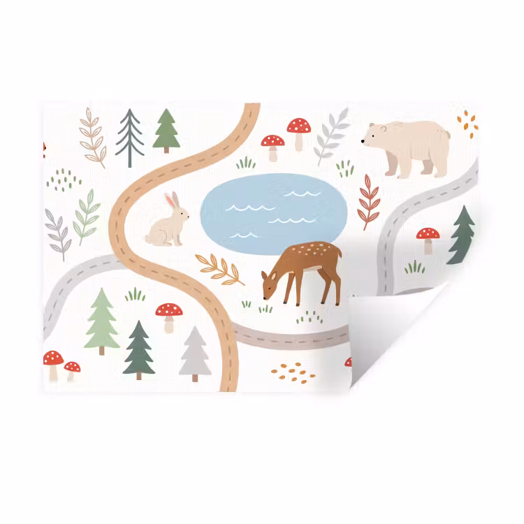Wandtattoo – Tiere – Wald – Illustration — 1