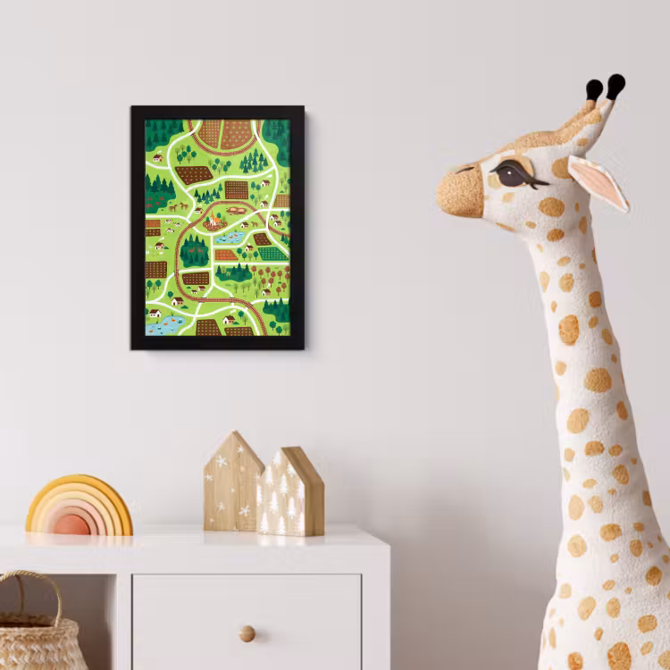 Bilder mit Rahmen - Landschaft – Tiere – Illustration — 5