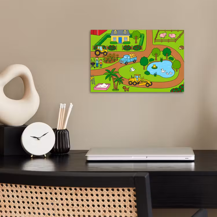 Poster - Landleben – Tiere – Cartoon — 2