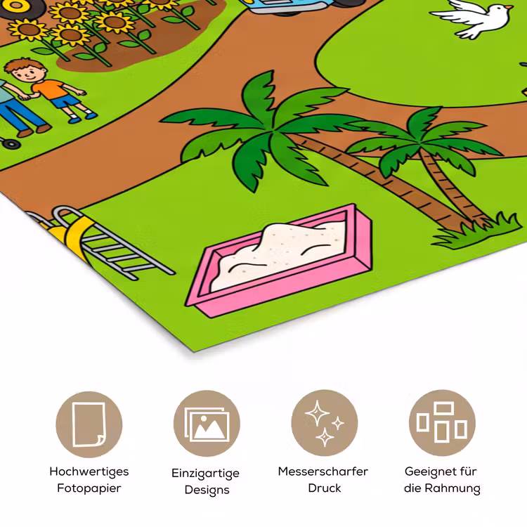 Poster - Landleben – Tiere – Cartoon — 5