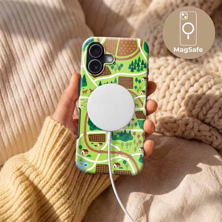 Handyhülle Toughcase - Landschaft – Tiere – Illustration — 8