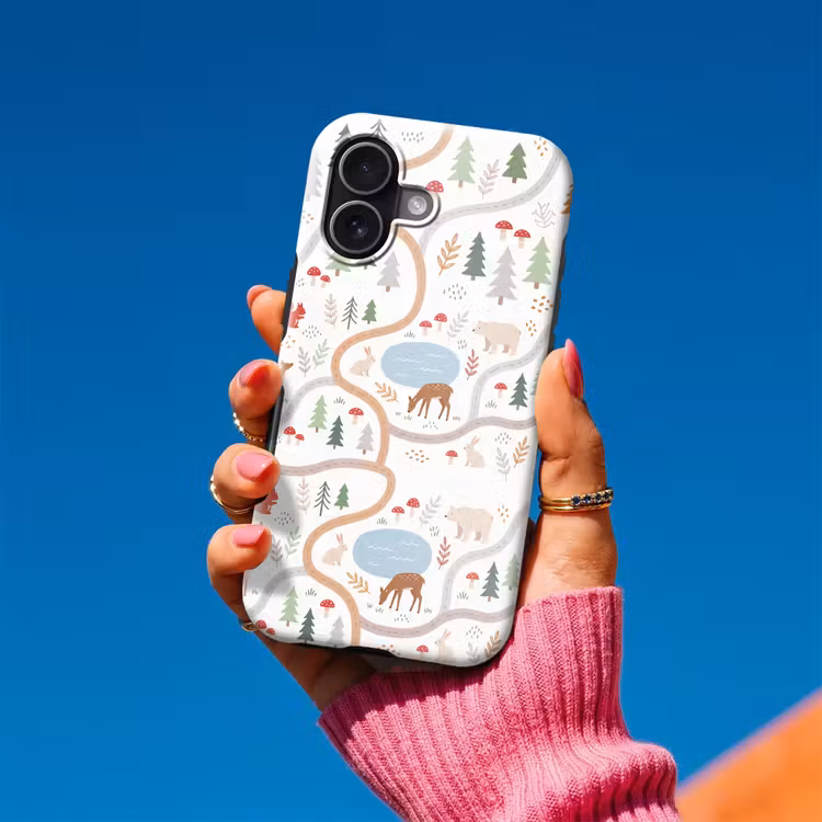 Handyhülle Toughcase - Tiere – Wald – Illustration — 2
