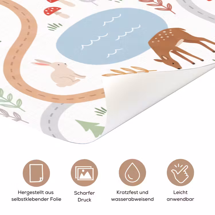 Türtapete - Tiere – Wald – Illustration — 8