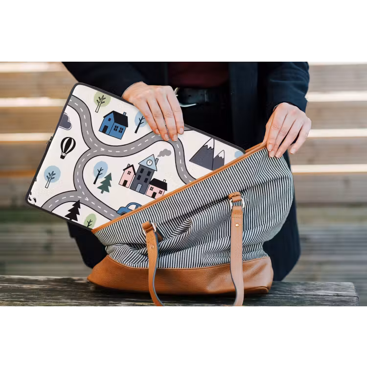 Laptop hülle - Karte – Stadt – Kinderfreundlich — 4