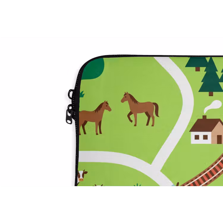 Laptop hülle - Landschaft – Tiere – Illustration — 5