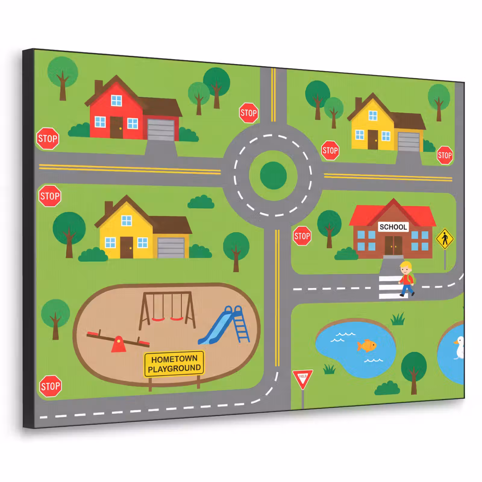 Art Frame - Stadt – Straßen – Karikatur — 1