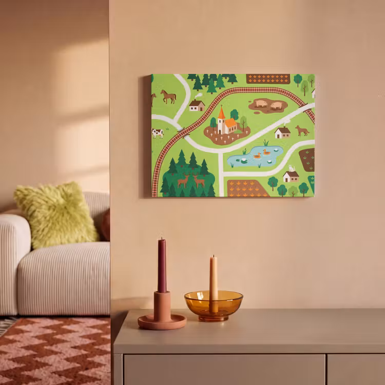 Akustikbild - Landschaft – Tiere – Illustration — 2