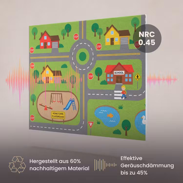 Akustikbild - Stadt – Straßen – Karikatur — 3