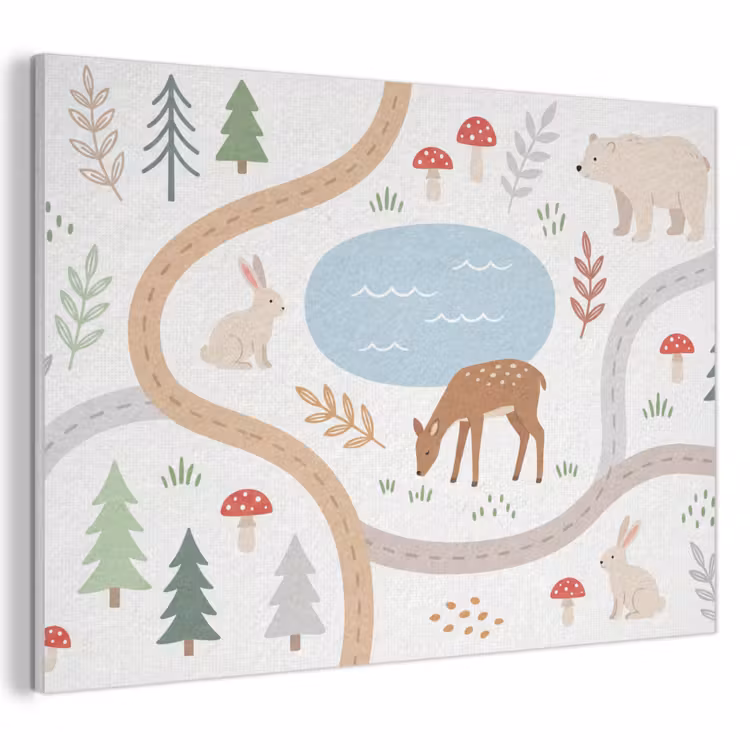 Akustikbild - Tiere – Wald – Illustration — 1