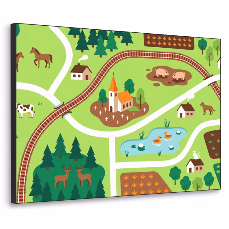 Art Frame - Landschaft – Tiere – Illustration — 1