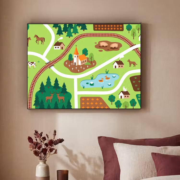 Art Frame - Landschaft – Tiere – Illustration — 2