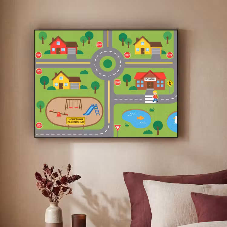 Art Frame - Stadt – Straßen – Karikatur — 2