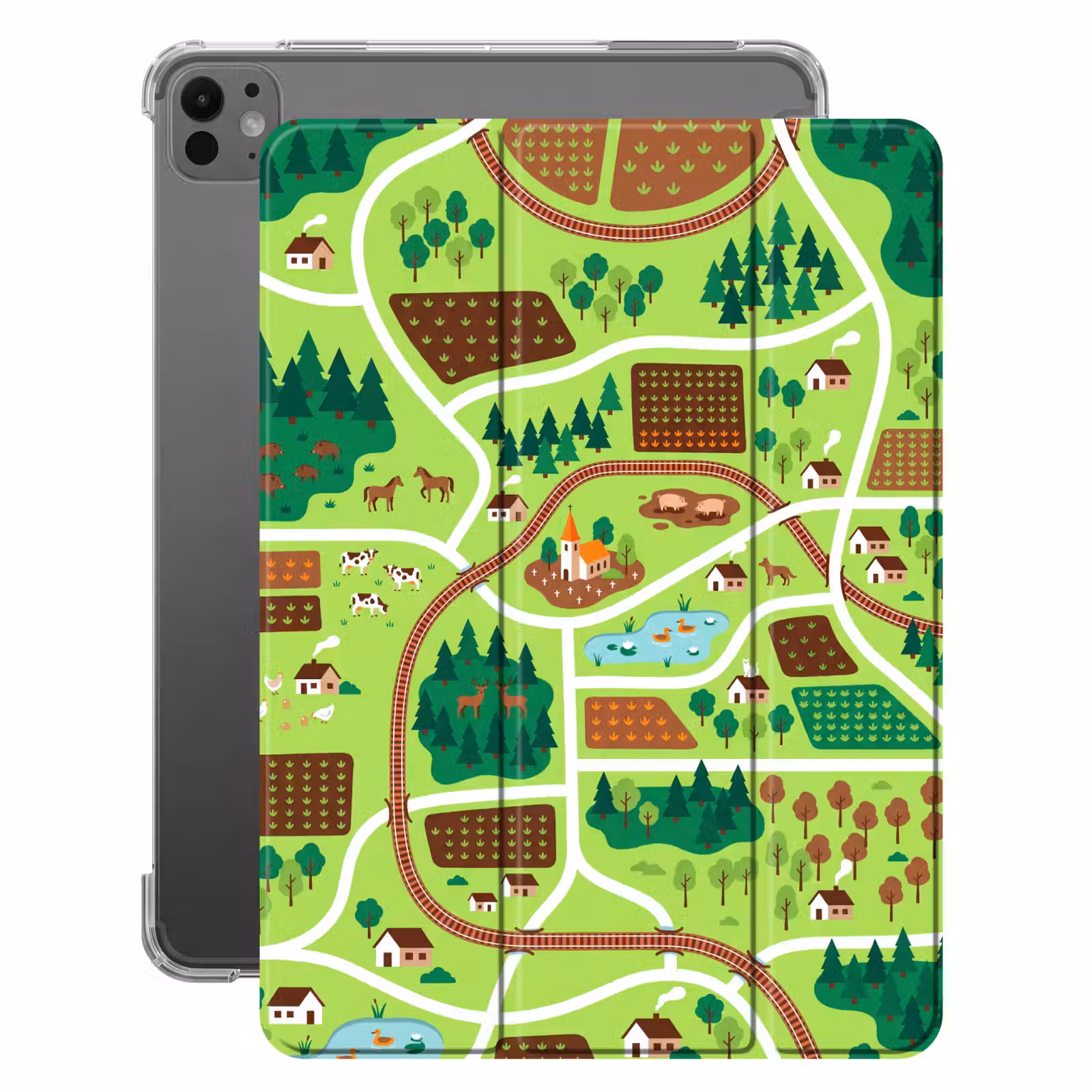 Landschaft – Tiere – Illustration — 1