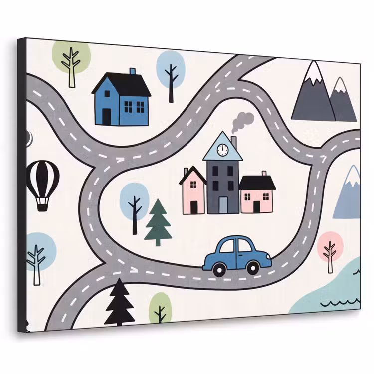 Art Frame - Karte – Stadt – Kinderfreundlich — 1