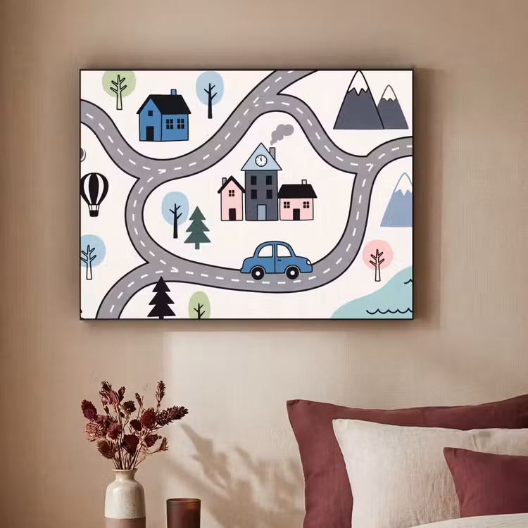 Art Frame - Karte – Stadt – Kinderfreundlich — 2