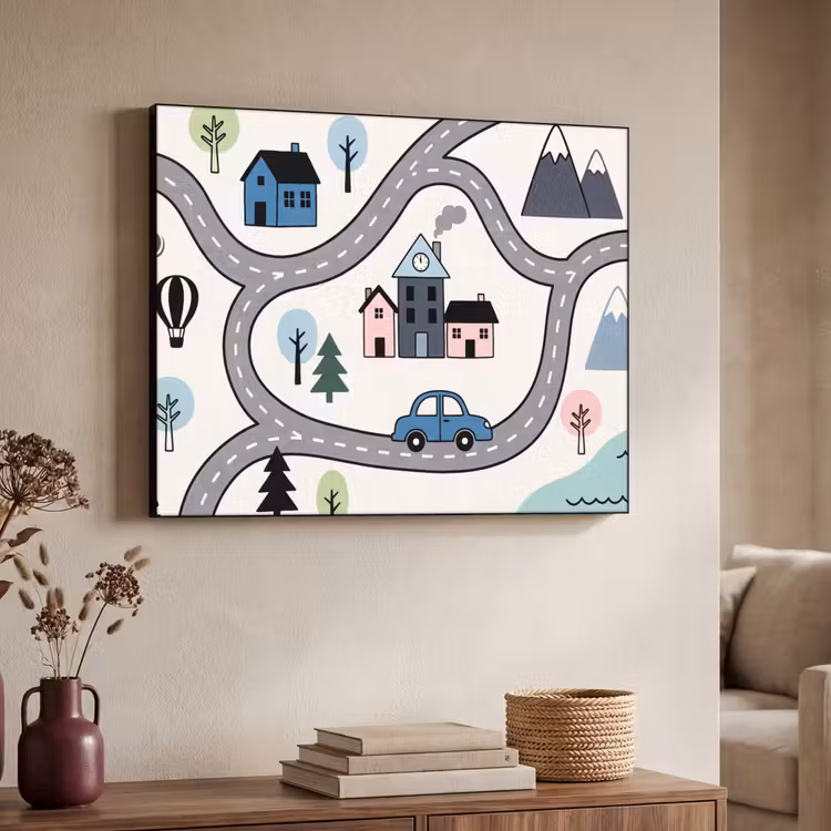 Art Frame - Karte – Stadt – Kinderfreundlich — 3