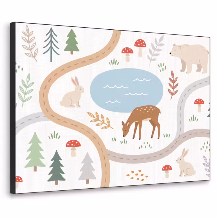 Art Frame - Tiere – Wald – Illustration — 1
