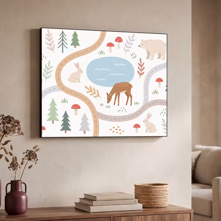 Art Frame - Tiere – Wald – Illustration — 3