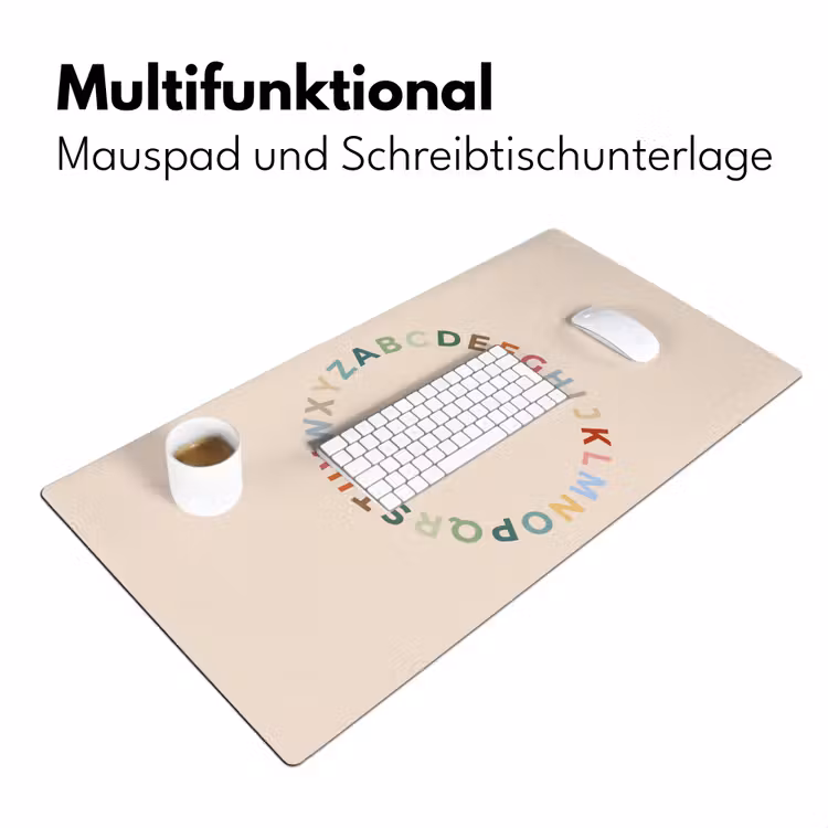 Schreibtischunterlage - Alphabet – Kreis – Bildung – Spielerisch – Farbenfroh — 4