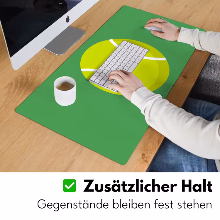 Schreibtischunterlage - Ball – Gelb – Sport – Grün – Illustration — 3