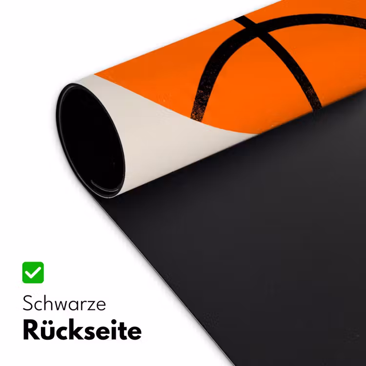 Schreibtischunterlage - Basketball – Ball – Sport – Illustration – Orange — 2