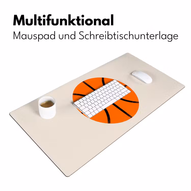 Schreibtischunterlage - Basketball – Ball – Sport – Illustration – Orange — 4