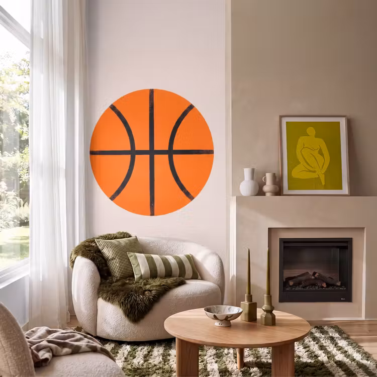 Tapete - Basketball – Ball – Sport – Illustration – Orange — 1