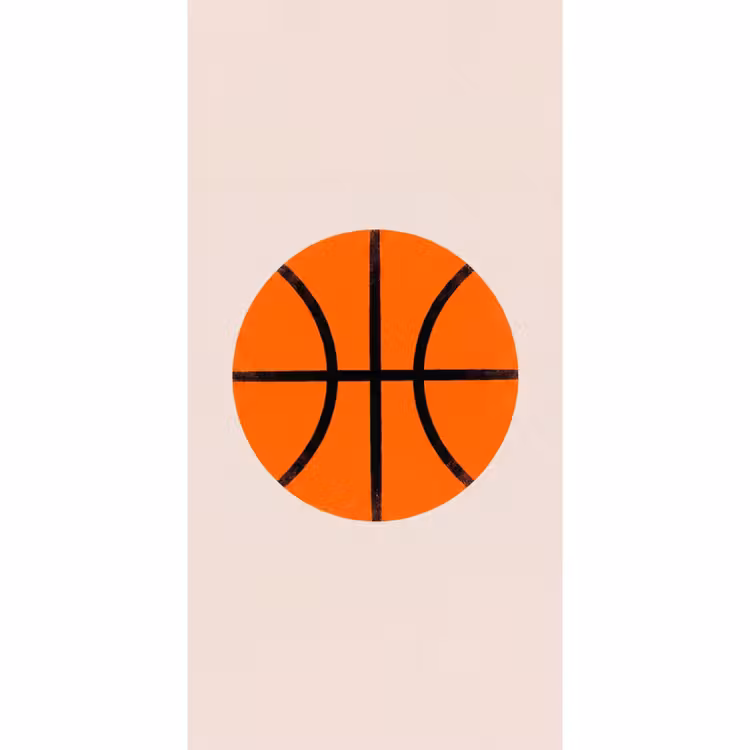 Tapete - Basketball – Ball – Sport – Illustration – Orange — 2