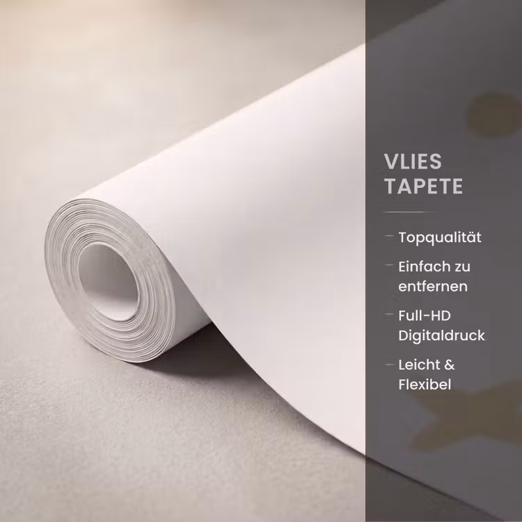 Tapete - Planet – Ringe – Weltraum – Illustration – Beige — 3