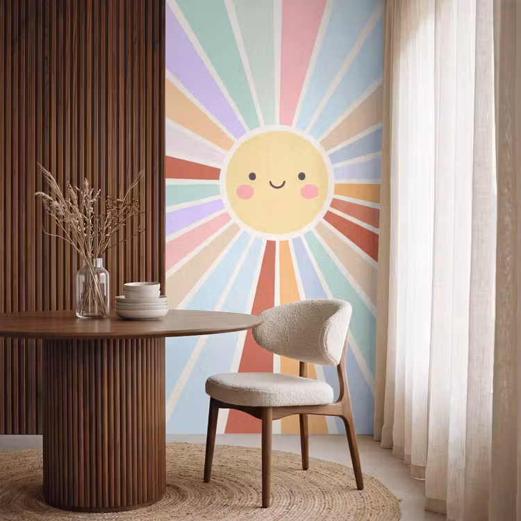 Tapete - Sonne – Strahlen – Fröhlich – Bunt – Abstrakt — 4