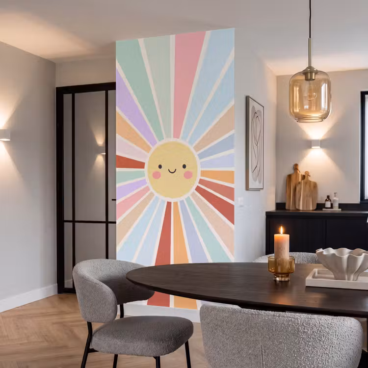 Tapete - Sonne – Strahlen – Fröhlich – Bunt – Abstrakt — 5
