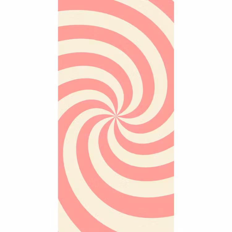 Tapete - Spirale – Muster – Abstrakt – Rosa – Beige — 2