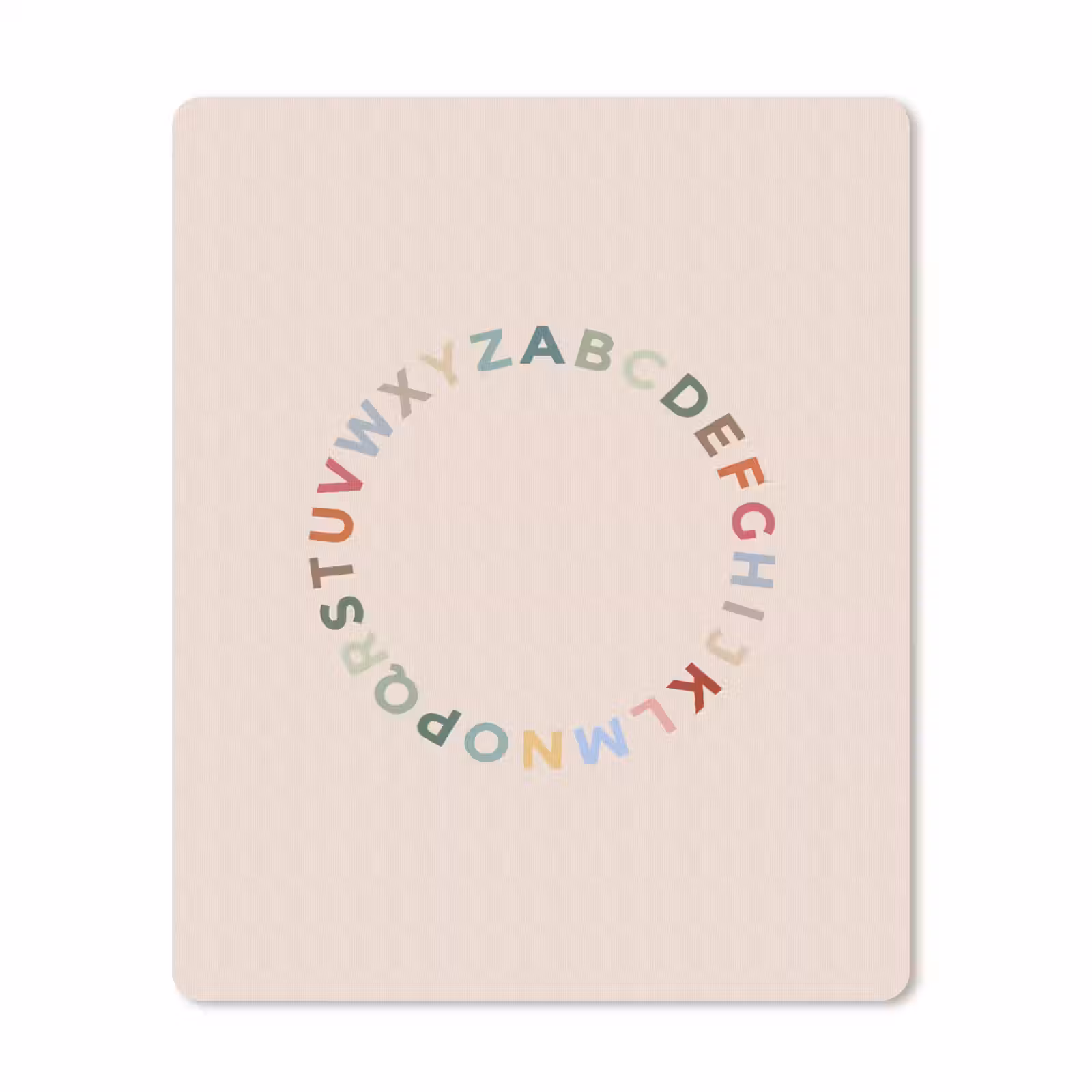 Mauspad - Alphabet – Kreis – Bildung – Spielerisch – Farbenfroh — 1